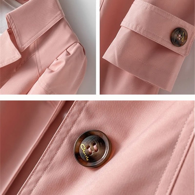 Women’s Button-Up Trench Coat | Long