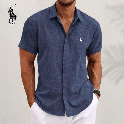 Ralph Lauren Elegant Linen Cotton Shirt
