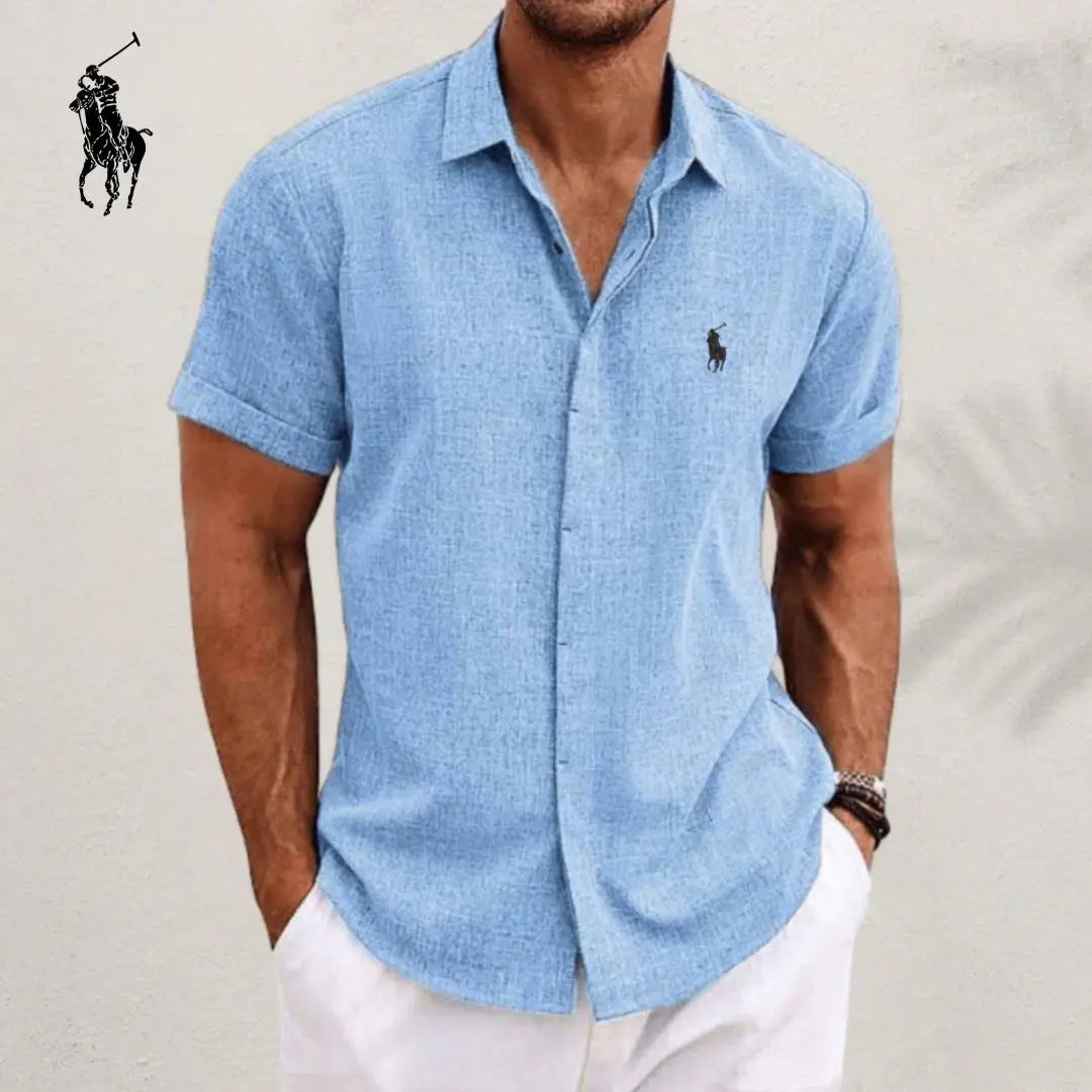 Ralph Lauren Elegant Linen Cotton Shirt