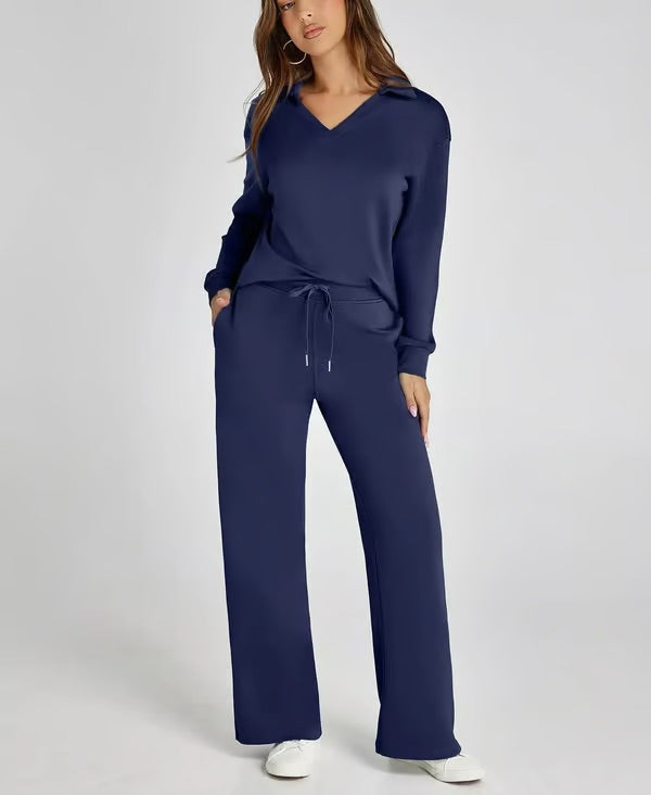 Women’s Wide Leg Lounge Co-ord | Two Piece