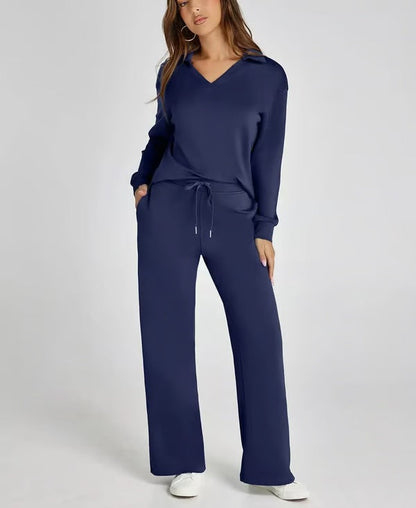 Women’s Wide Leg Lounge Co-ord | Two Piece
