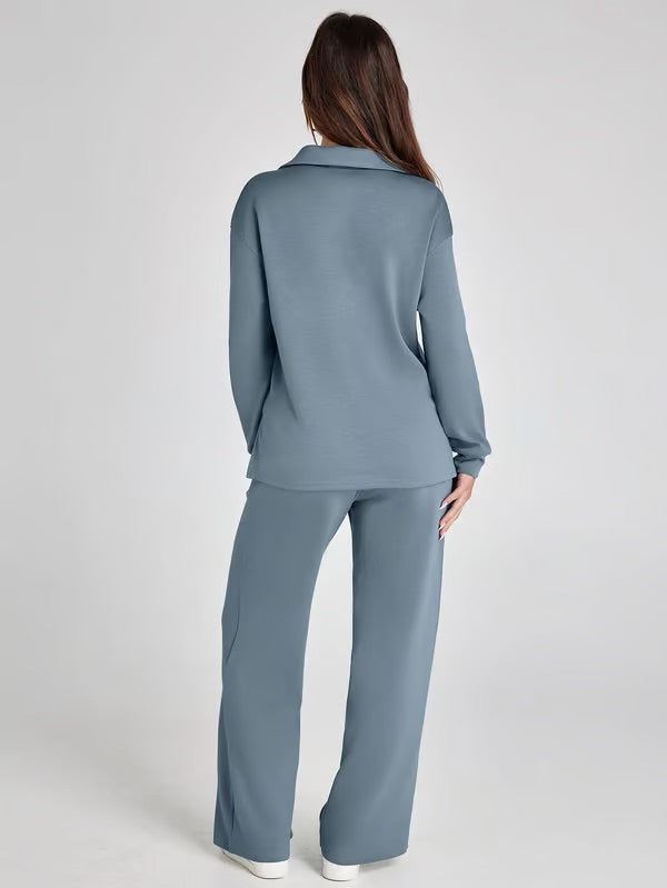 Women’s Wide Leg Lounge Co-ord | Two Piece