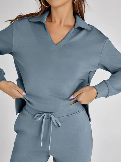 Women’s Wide Leg Lounge Co-ord | Two Piece